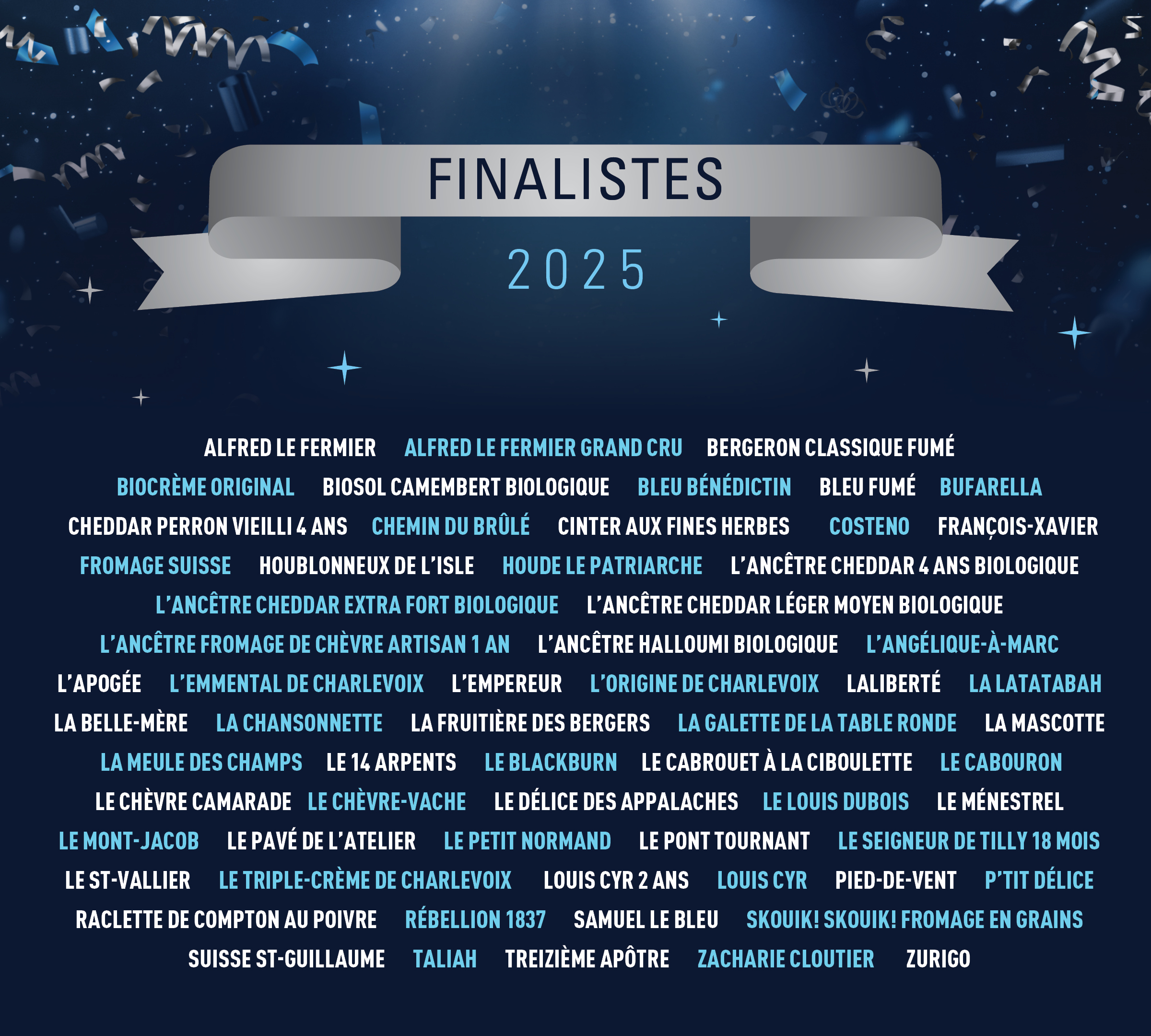 Finalistes 2025!